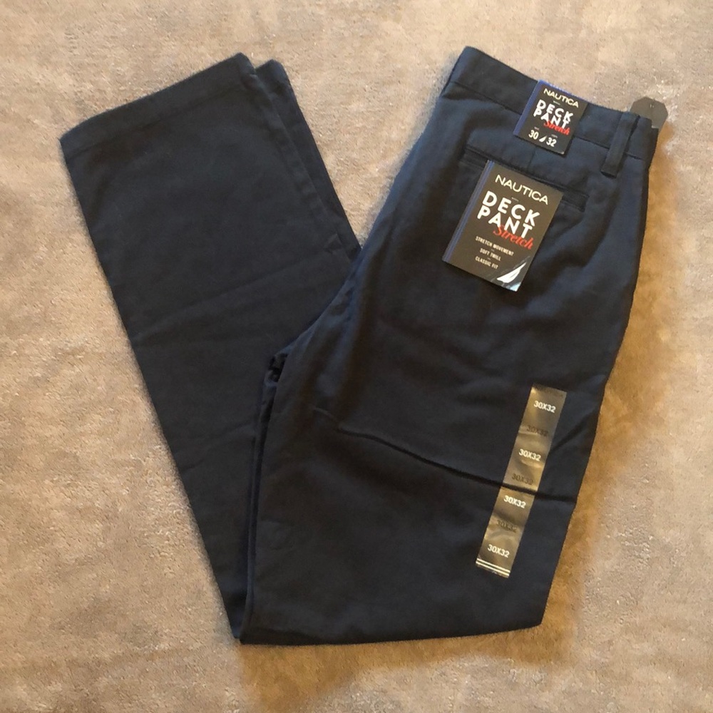 Nautica Deck Pant / Classic Fit Stretch True Navy